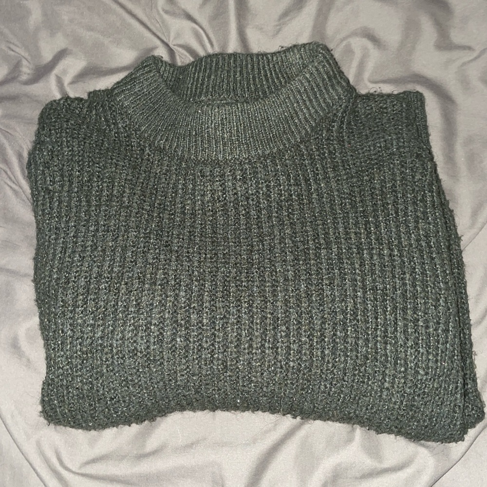 A New Day Green Sweater, Womens Large